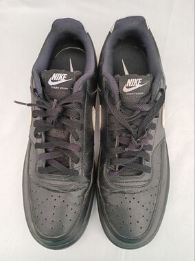 Nike Court Vision Men's Black Sneakers Size 13.